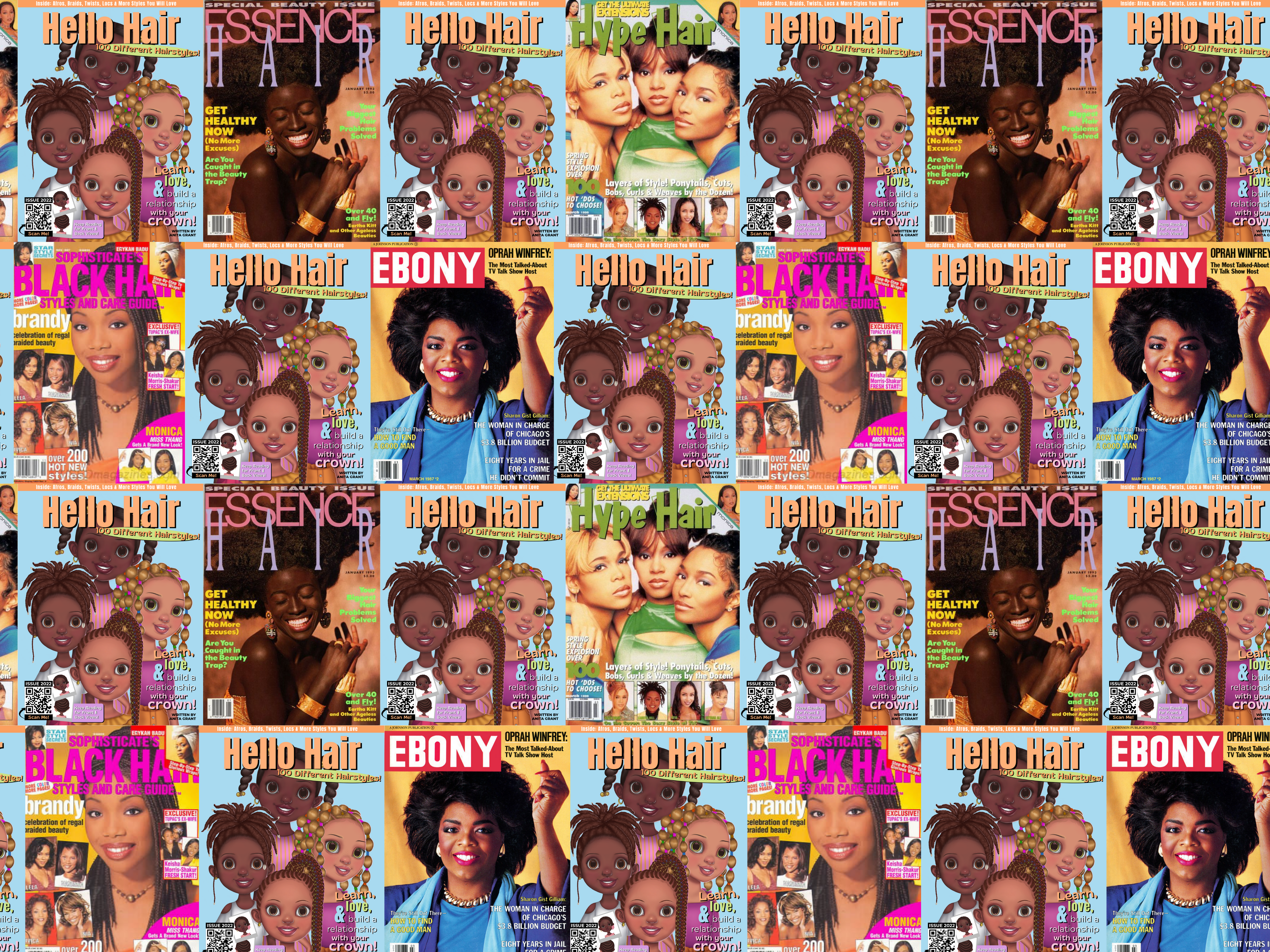 Paying Homage to Black Hair Magazines