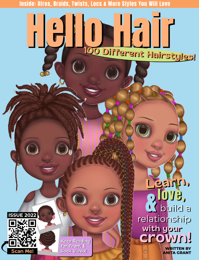 Hello Hair Children's Book, Black Books, Crown Day, Children's Hairstyles