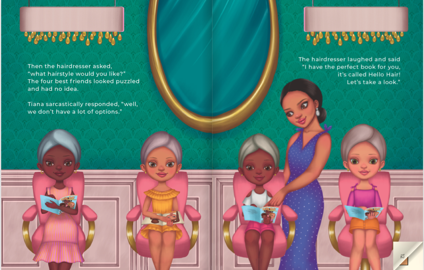 Hello Hair Children's Book, Black Books, Crown Day, Children's Hairstyles