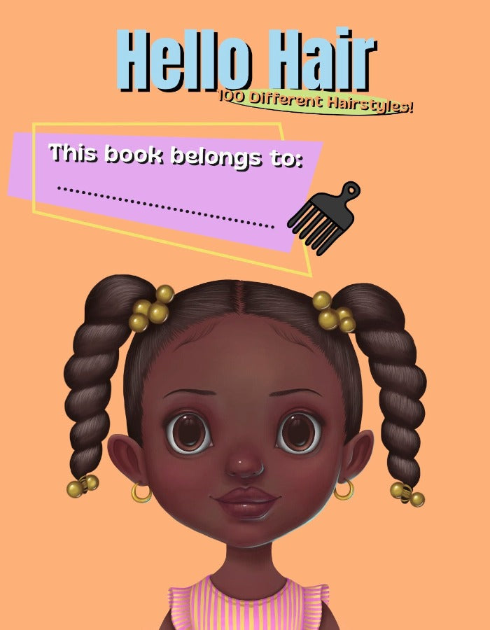 Hello Hair Children's Book, Black Books, Crown Day, Children's Hairstyles