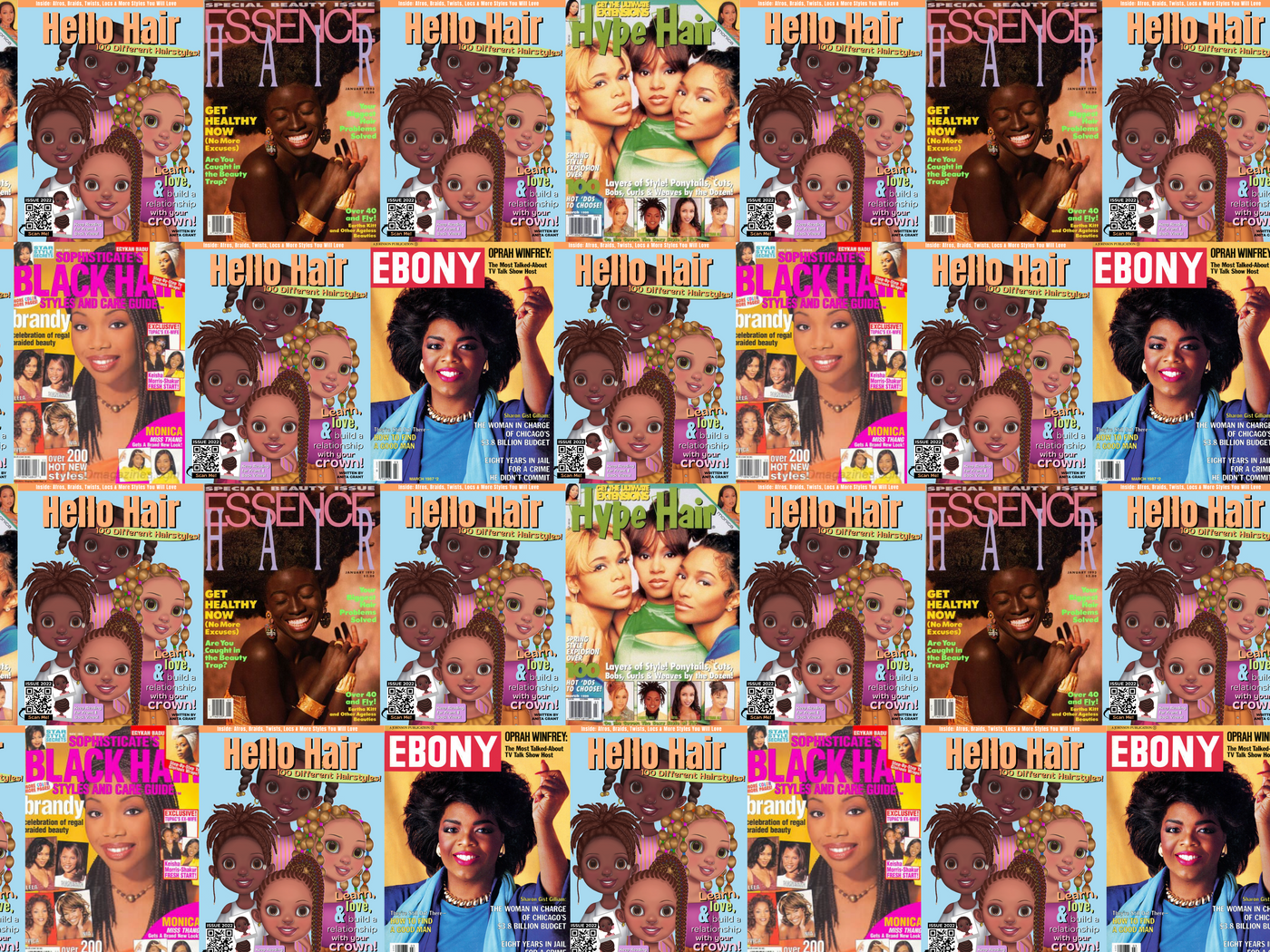 Paying Homage to Black Hair Magazines
