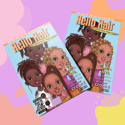 Hello Hair Children's Book, Black Books, Crown Day, Children's Hairstyles